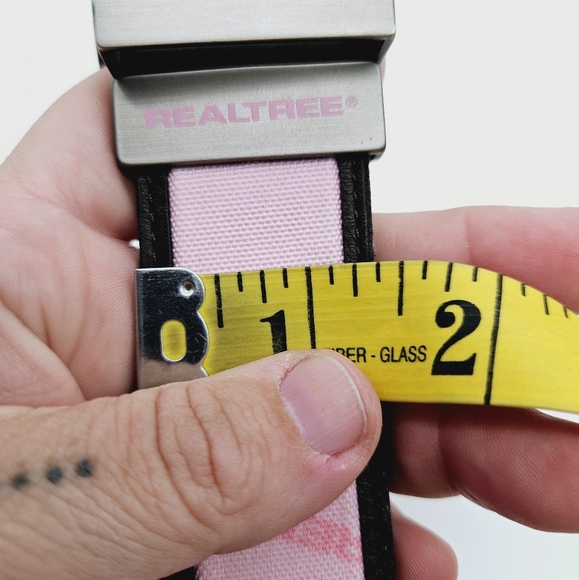 REALTREE | reversible pink camo/blown leather belt L/XL - Picture 5 of 6